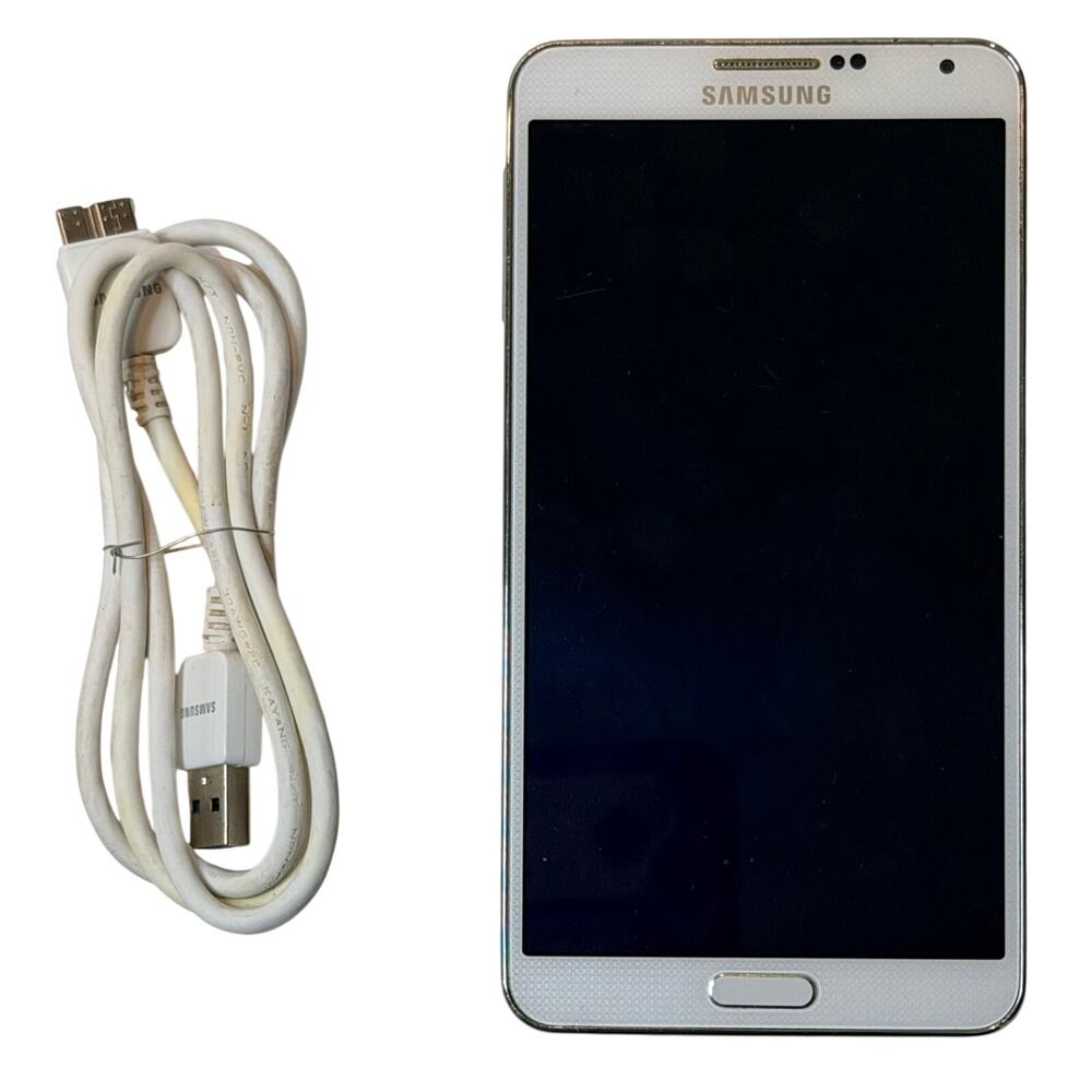Samsung Galaxy Note 3 SM-N900A 32GB 5.7" Smartphone Tested Works AT&T, White